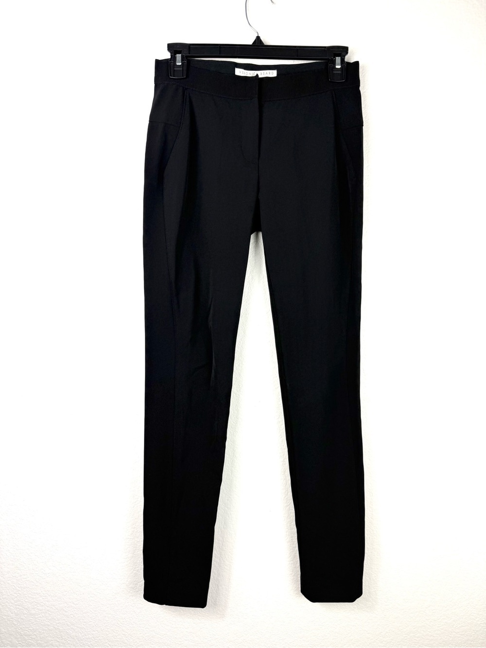 Veronica Beard Black Stretch Slim Trousers size 4